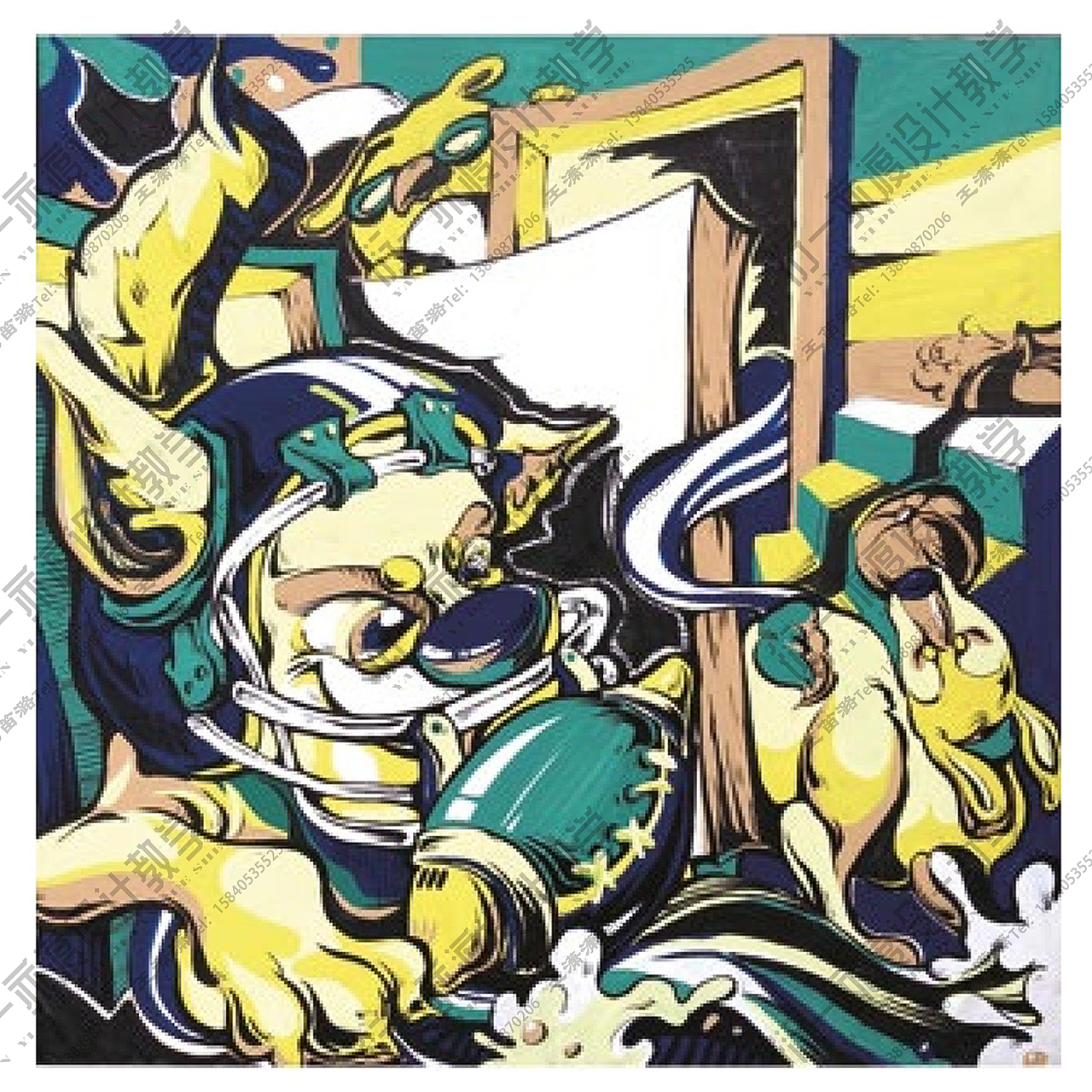 鲁美设计装饰画/衍一亦渡设计