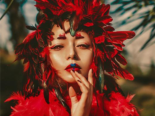 《山海經(jīng)》——鴒?（個(gè)人主頁-ZMjU0NTY2MDA=） - 人像攝影 - 站酷設(shè)計(jì)師愛攝影的煥煥原創(chuàng)素材 - 站酷ZCOOL