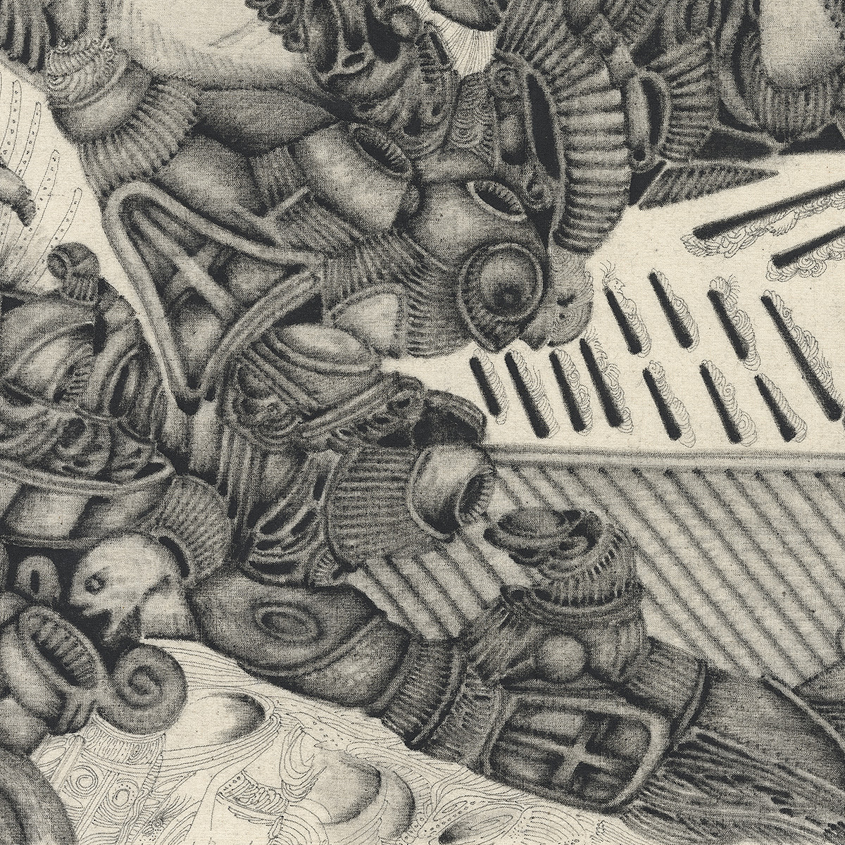 之五十:睁开 布面墨 李晴