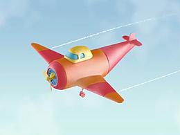 C4D学习打卡-小飞机