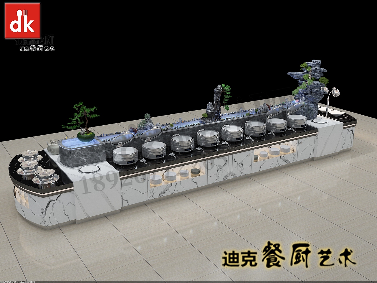 欧洲酒店设计自助餐台 布菲台设计厂家 山水系列布菲台（图ZMjU5NjgxNjcy） - 其他工业/产品 - 站酷设计师迪克自助餐台定制原创素材 - 站酷ZCOOL