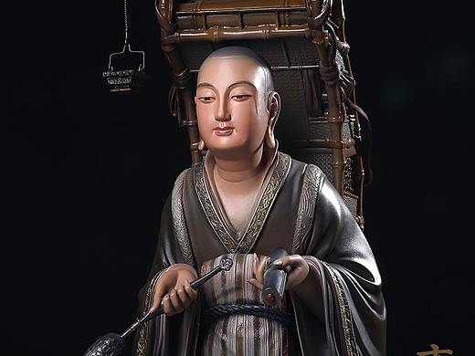 《玄奘大师》青铜铸造彩绘造像
