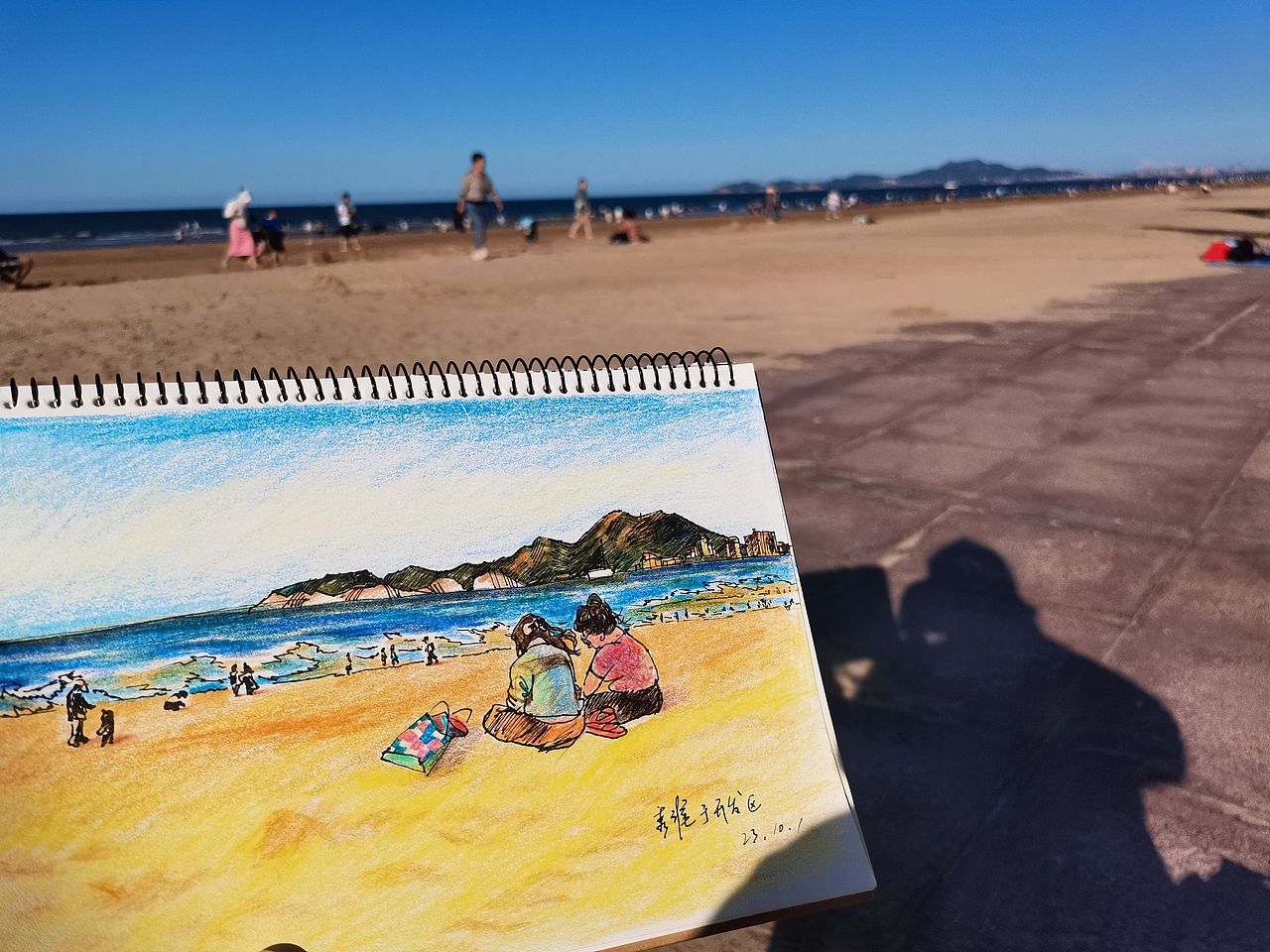 新创作彩铅插画