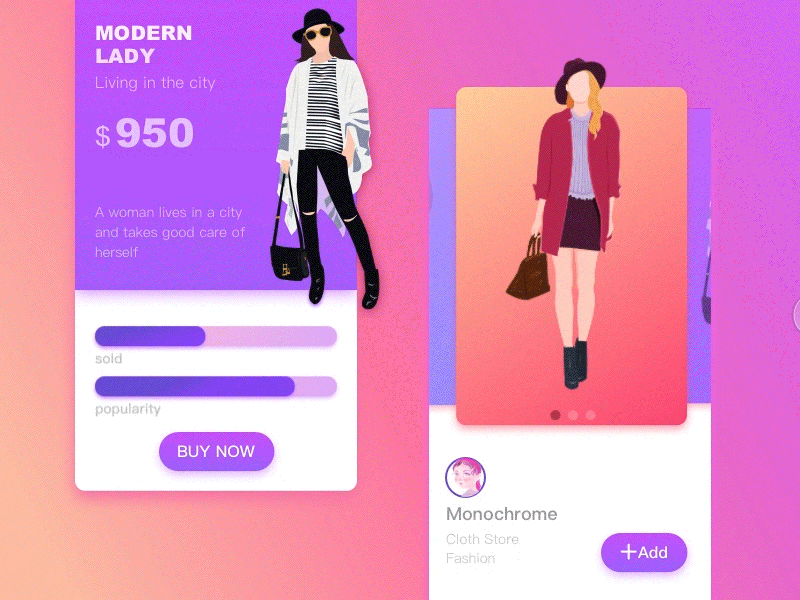 ＃Dribbble Style＃第四弹GIF（图ZMTE0OTE3MjYw） - APP界面 - 站酷设计师JOnes大伟原创素材 - 站酷ZCOOL