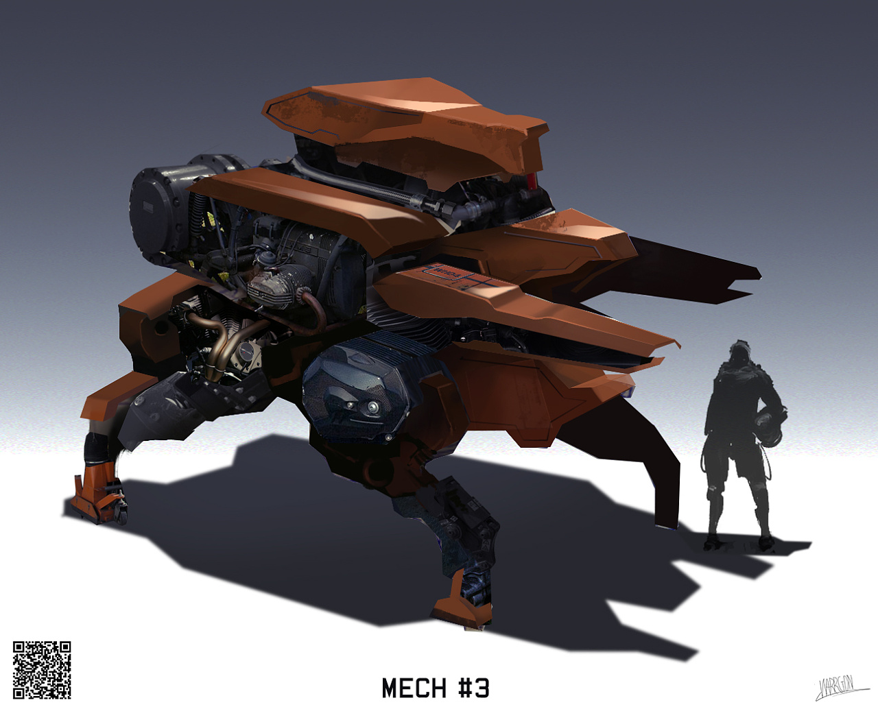 一系列的机甲概念设计