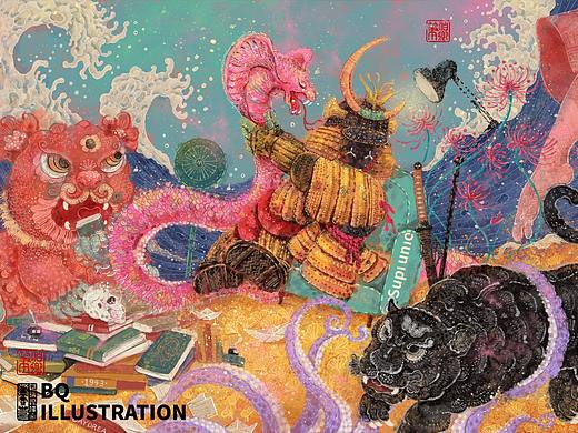 新浪潮浮世绘 ·《我在沙发上睡着了》 · BQ