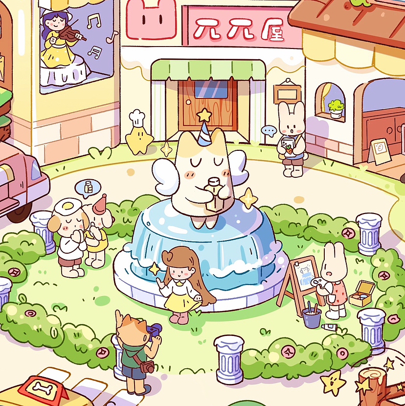 派派岛2.0更新啦!-茶派美好的世界