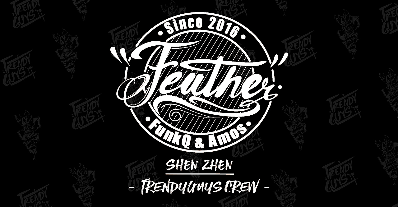 Feather TRENDYGUYS 深圳街舞团队（图ZMTA0MzQzMTEy） - Logo - 站酷设计师ZHWE973原创素材 - 站酷ZCOOL