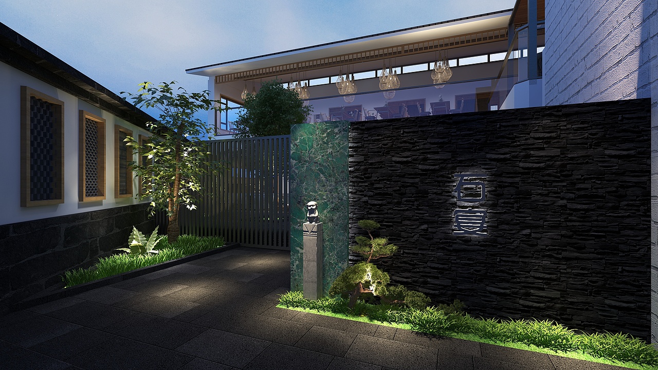 火山石结合的花园餐厅保山/三维设计师/2年前/277浏览样斌兵