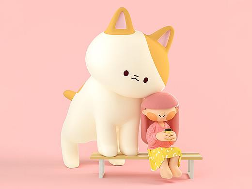 大猫和女孩-2