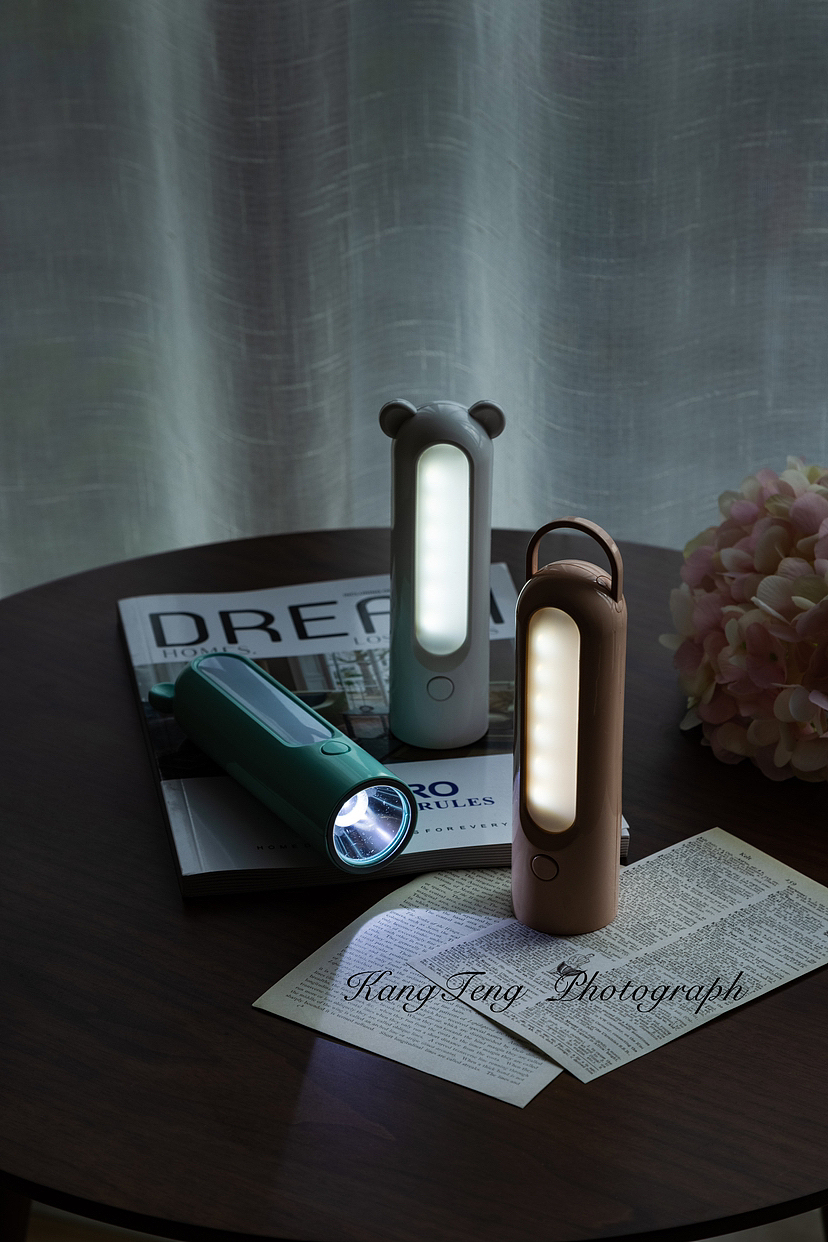 产品摄影|静物摄影|创意LED手电筒