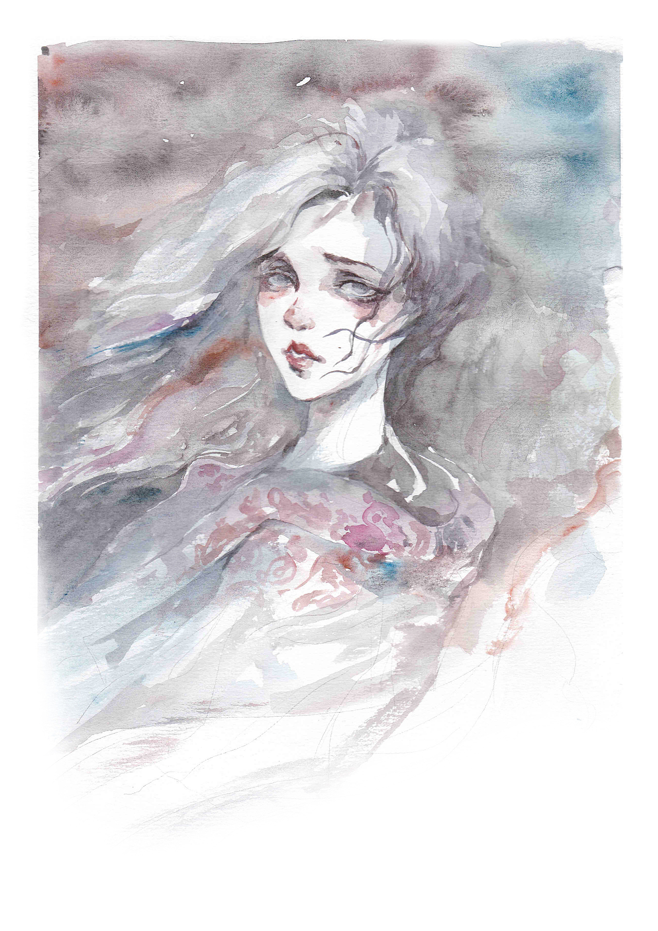 水彩插画