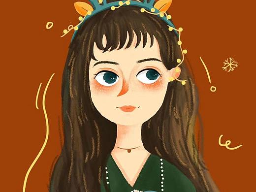 人物头像插画(个人主页-ZNDY2ODA0NzI=) - 商业插画 - 站酷设计师夏夜m原创素材 - 站酷ZCOOL