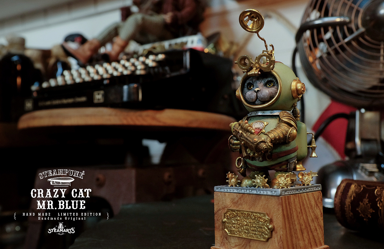 蒸汽工厂杀毒猫灰绿色特别版（图ZMjkxNDUyNDQ4） - 手办/模玩 - 站酷设计师项哲青原创素材 - 站酷ZCOOL