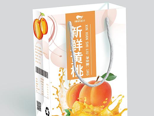 黄桃手提袋包装