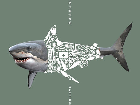 守护海洋环境｜公益海报｜海报创意｜保护海洋