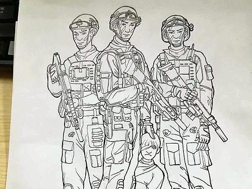 红海行动-中国人的底气与骄傲（个人主页-ZMzY4MDY5ODA=） - 创作习作 - 站酷设计师时画原创素材 - 站酷ZCOOL