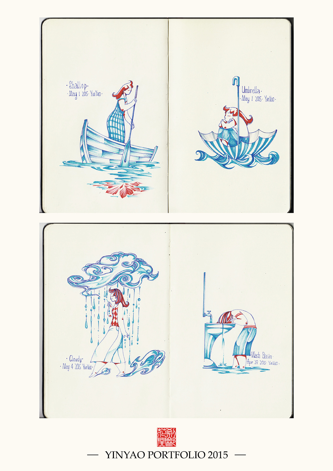 【YY的运行轨迹】2015作品合集(图ZNDA2OTMyODA=) - 艺术插画 - 站酷设计师殷尧原创素材 - 站酷ZCOOL