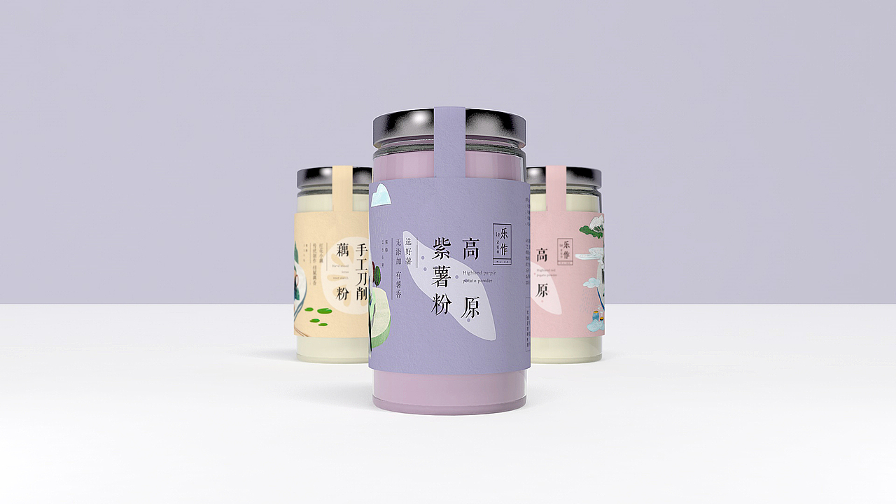 紫薯粉包装设计