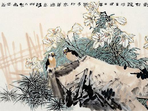 国画写意花鸟画 中美协王忠义笔下生万物