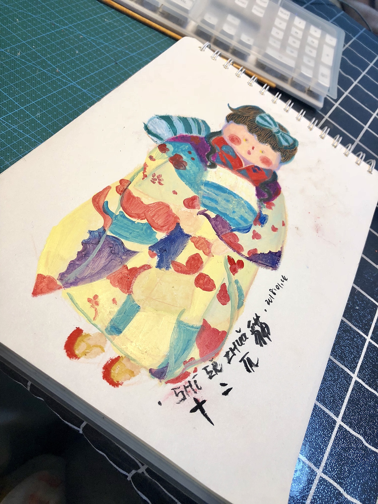 油画棒原创插画（图ZMTAxOTczNjEy） - 新锐潮流插画 - 站酷设计师MUHAN_W原创素材 - 站酷ZCOOL