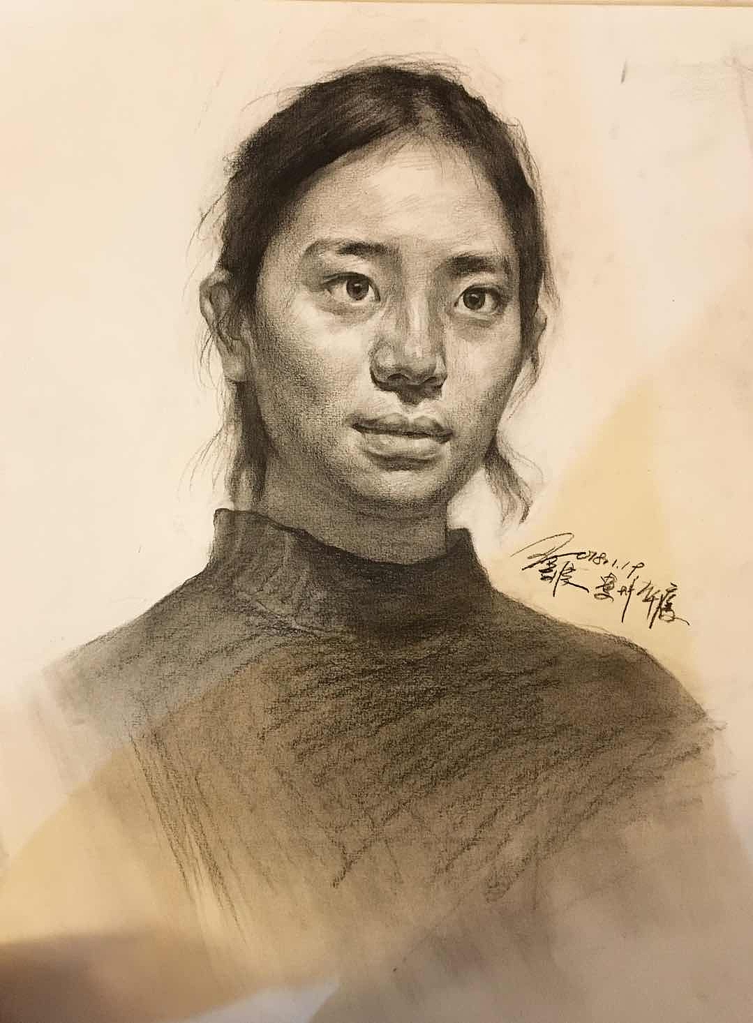 【贵州力量】鲁俊素描作品欣赏