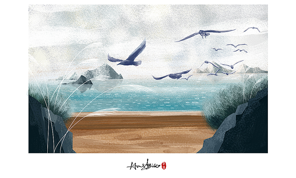 因为一句话画了一幅画(之一)