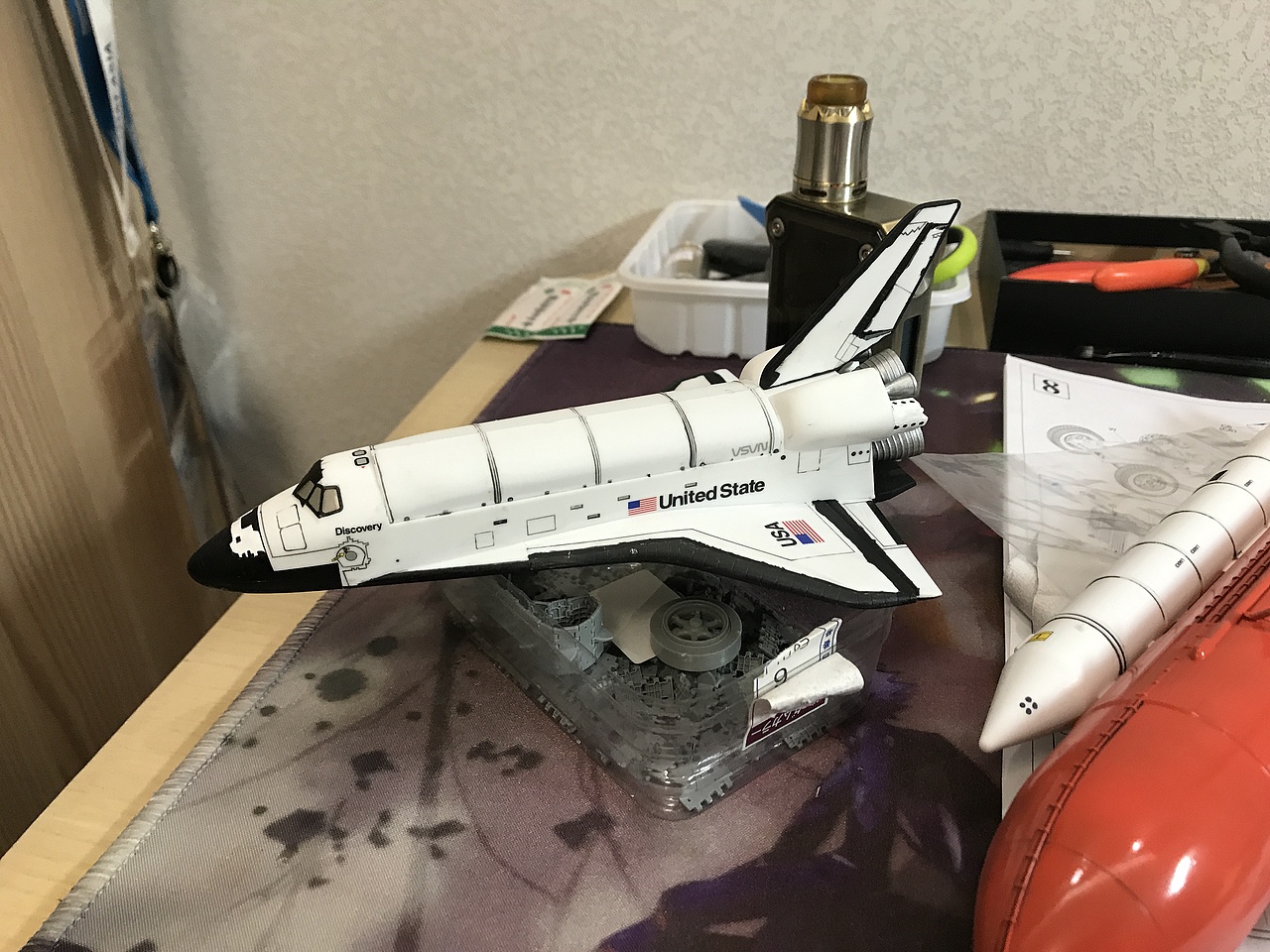 长谷川品牌1200比例燃料助推器航天飞机