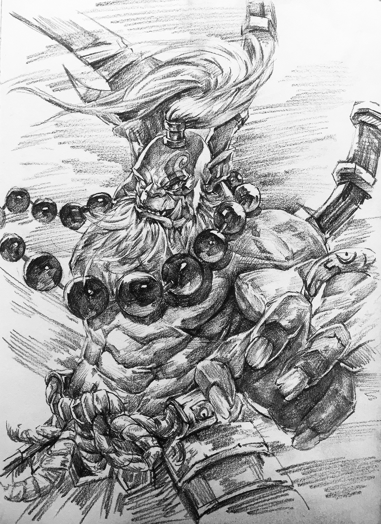 游戏角色速写练习