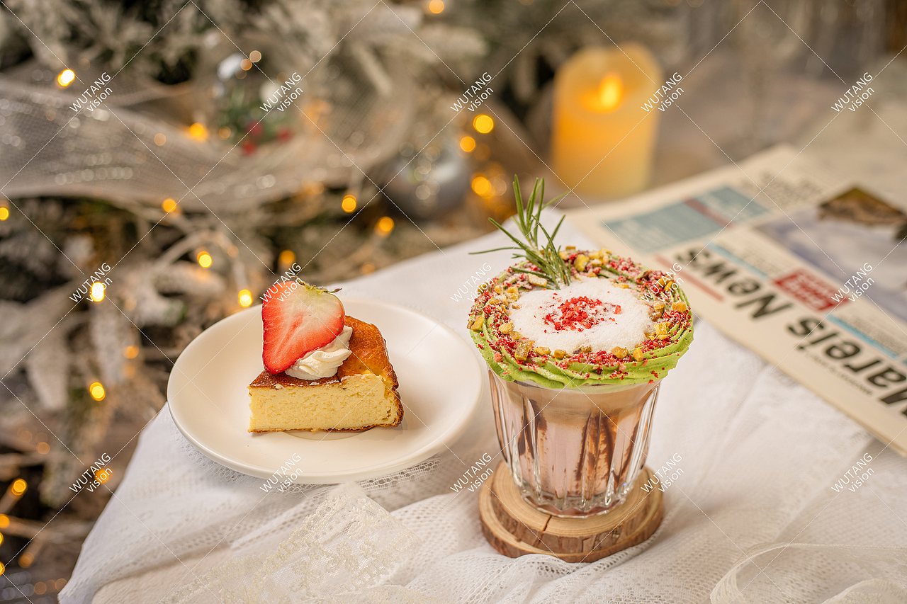 美食摄影，网红甜品店蛋糕拍摄
