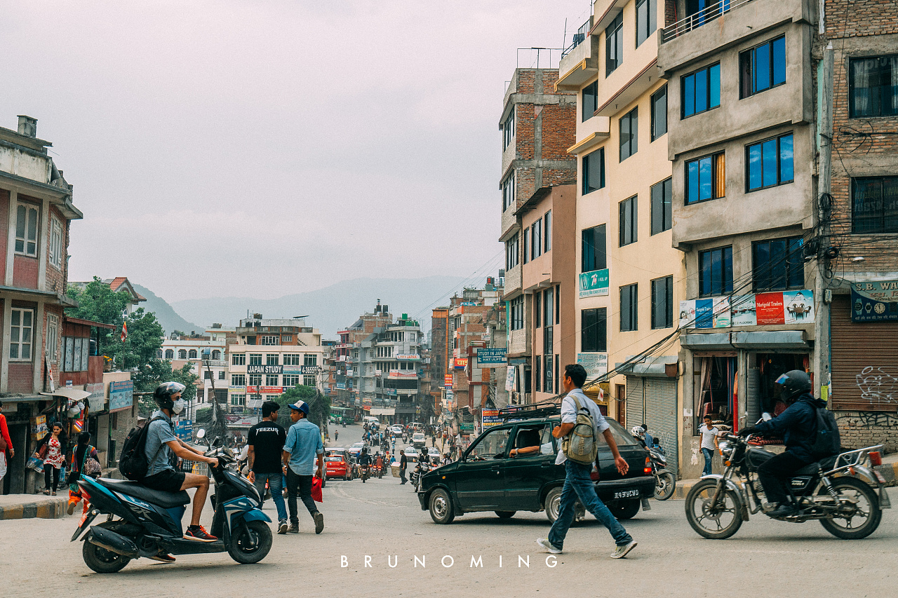 加德满都泰米尔街，尼泊尔的繁华一面。