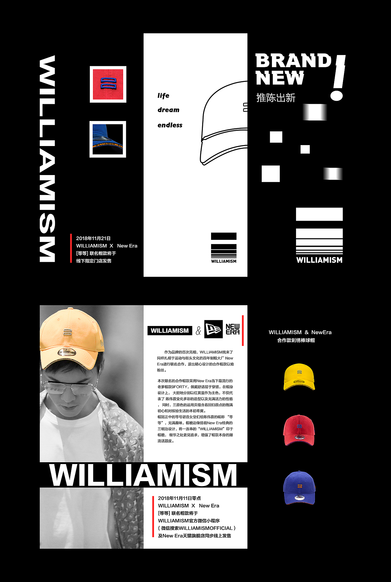 WILLIAMISM三折页（图ZMTM0ODQyNjg4） - 宣传物料 - 站酷设计师Charli220原创素材 - 站酷ZCOOL