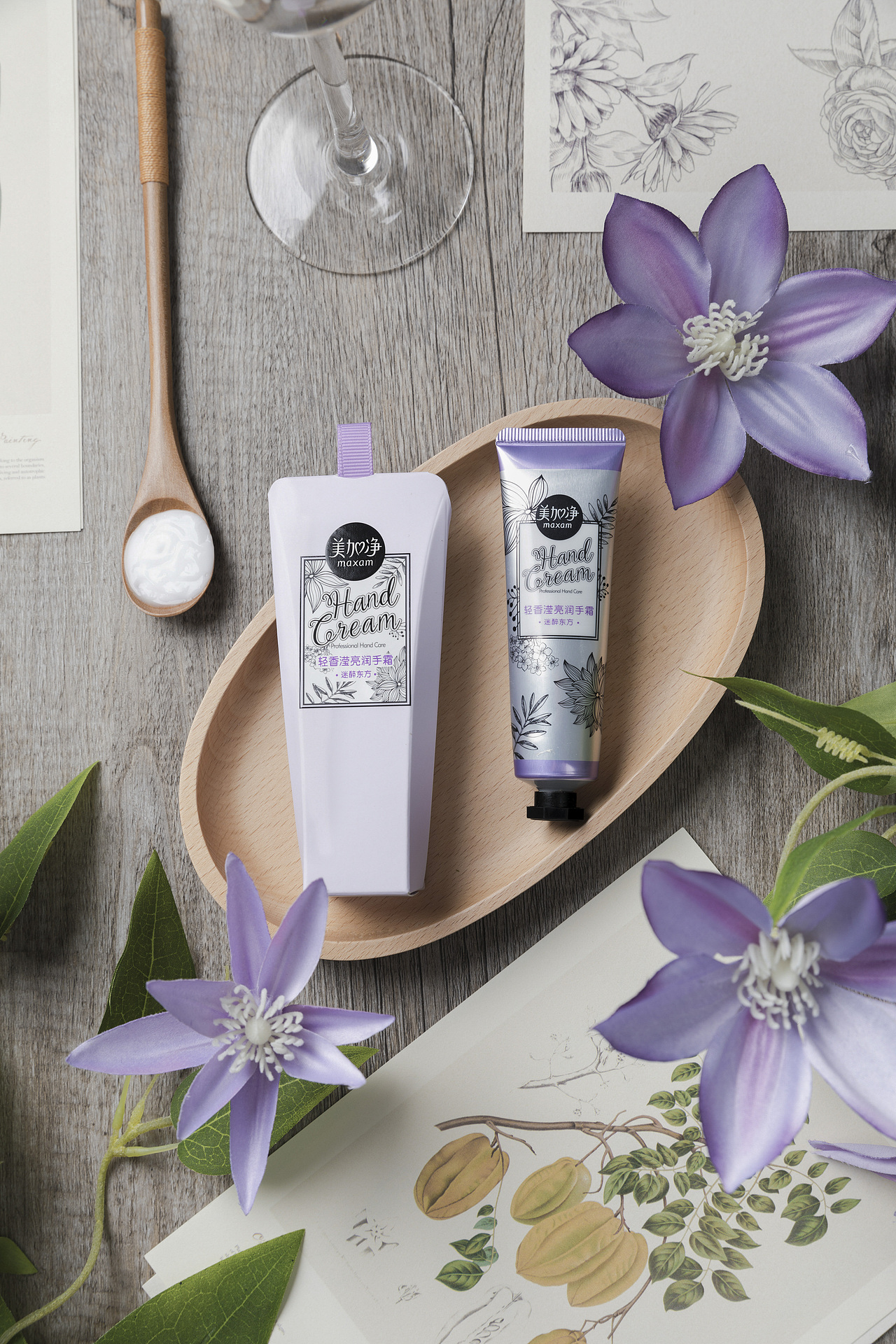 轻复古风来一波 美加净护手霜护肤品拍摄~