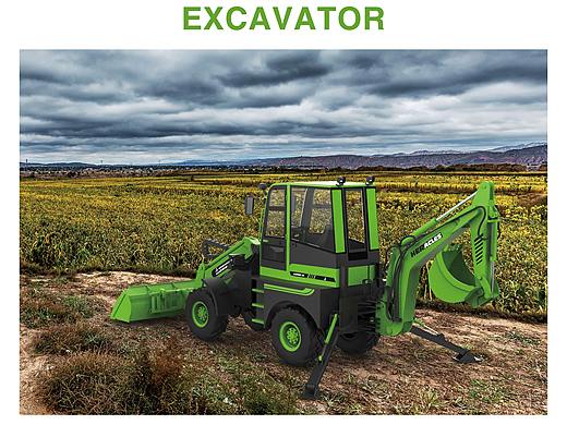 小凯工业作品分享——两头挖掘机