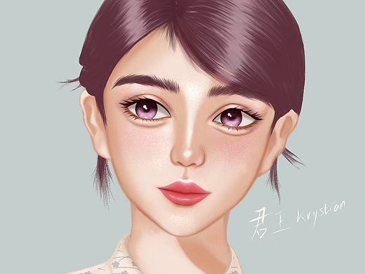 练习一个厚涂头像