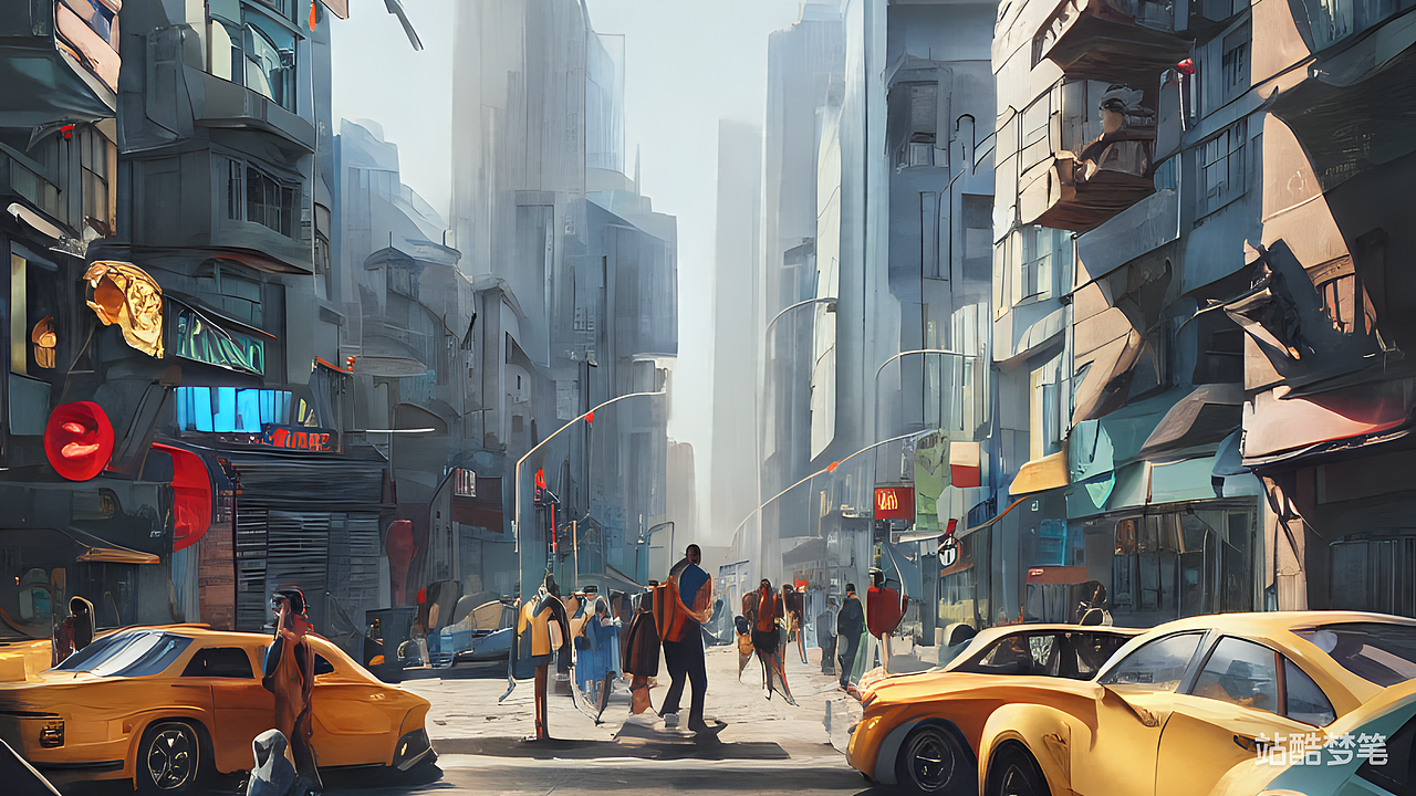 #站酷梦笔#街道