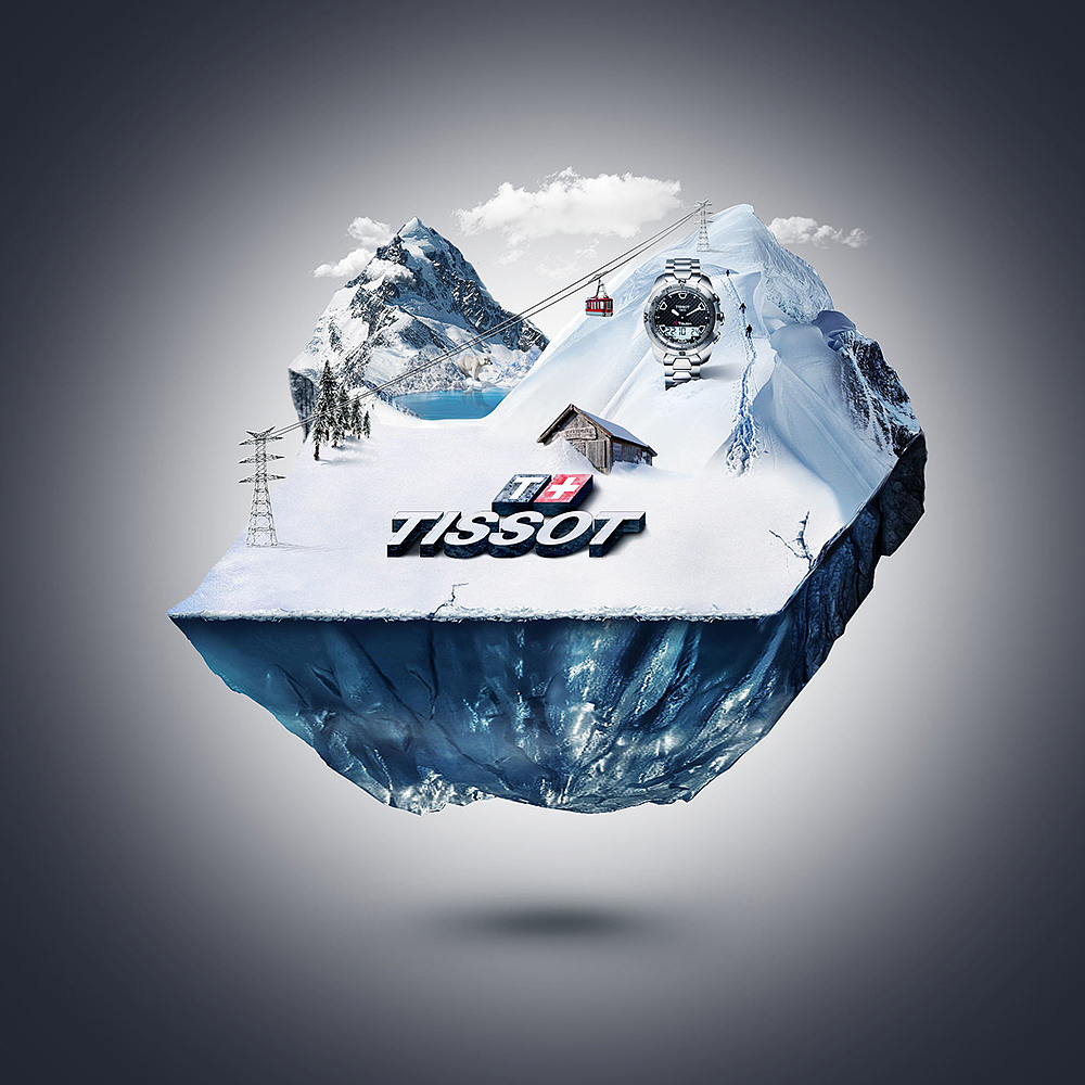 微缩景观天梭banner天梭海报