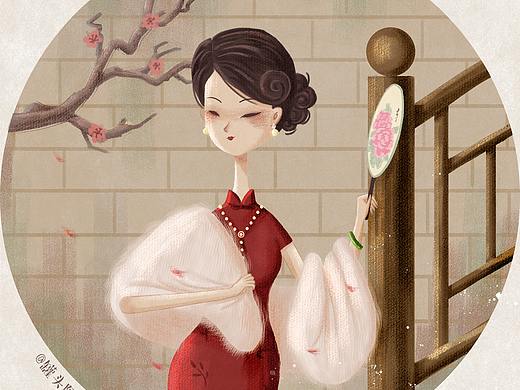 旗袍女人