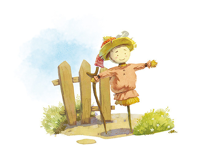 散文插图回顾-《孙悟空在我们村》