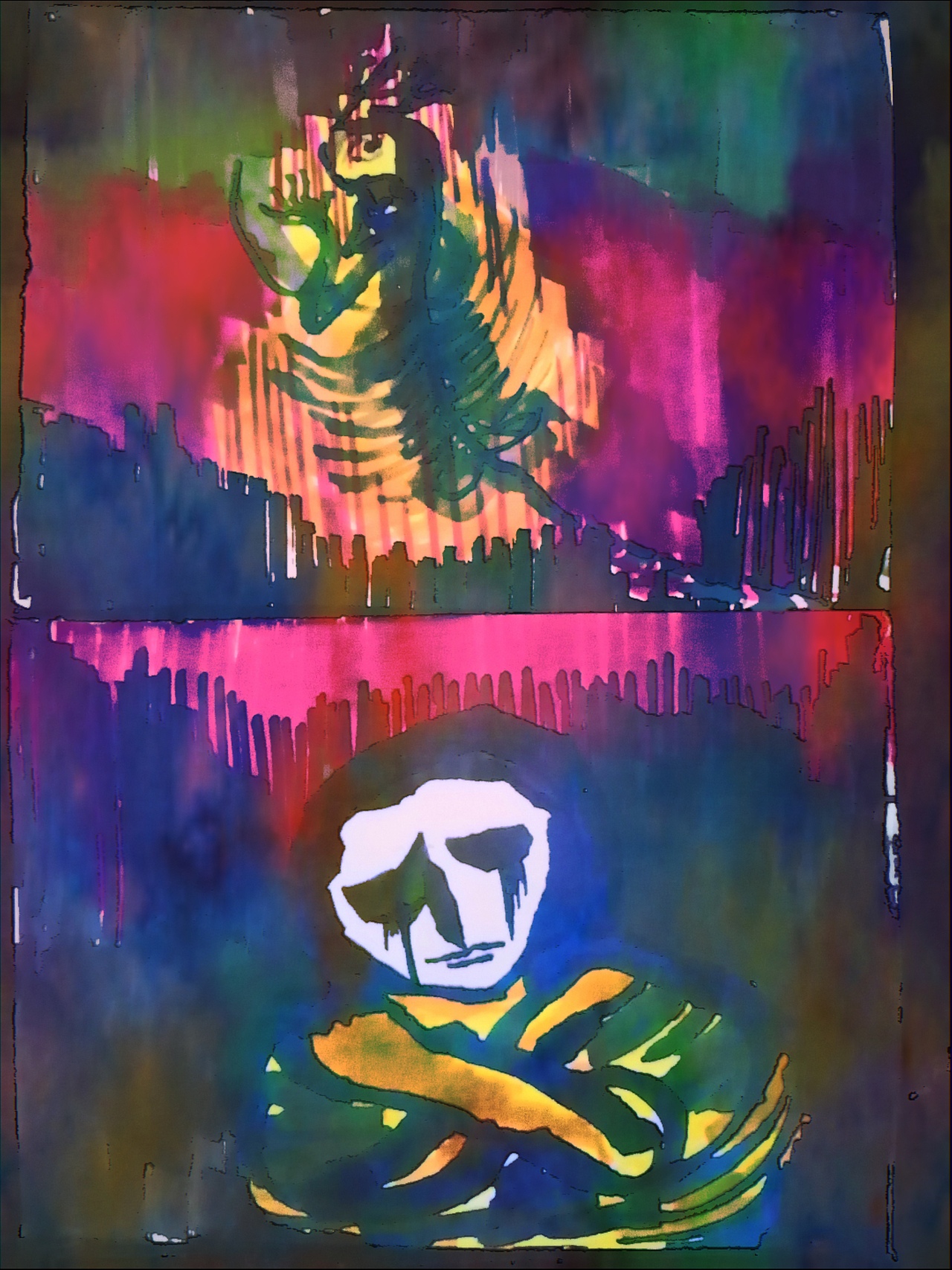 黑与红（图ZMjIzNDczMTk2） - 绘画 - 站酷设计师帆帆大魔王原创素材 - 站酷ZCOOL