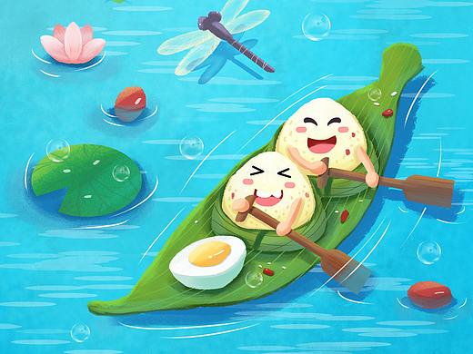 端午小插画