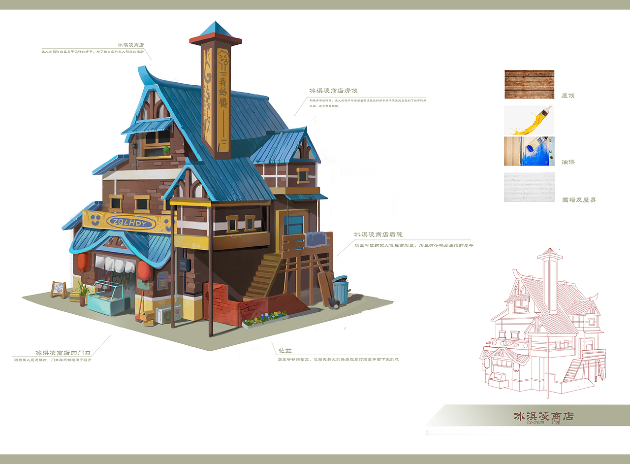 【学员作品分享】原画——原画建筑