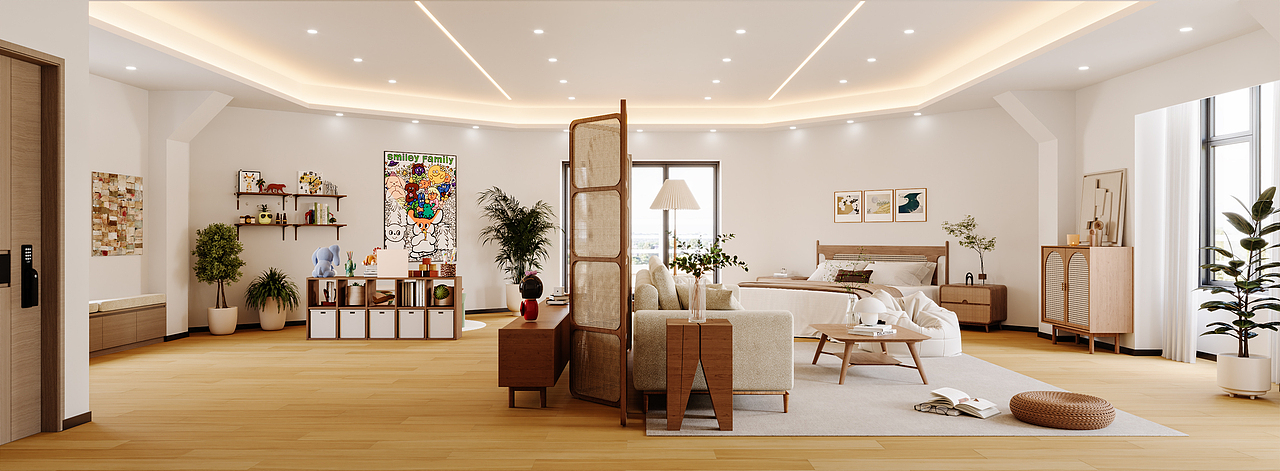 小小直播展示厅（图ZMzQ5Njg3NDI0） - 建筑/空间 - 站酷设计师安卡视觉原创素材 - 站酷ZCOOL