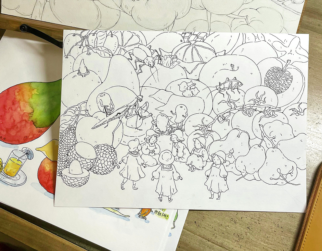 《水果的秘密》（图ZMjgxMTU1MjU2） - 创作习作 - 站酷设计师灰猫大米原创素材 - 站酷ZCOOL