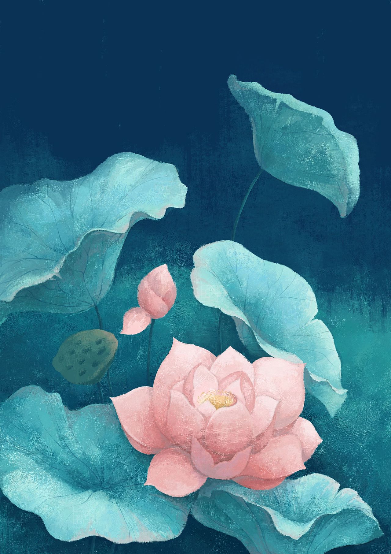 荷花（图ZMjU4NzQ1ODI4） - 创作习作 - 站酷设计师鲍珂珂珂珂原创素材 - 站酷ZCOOL