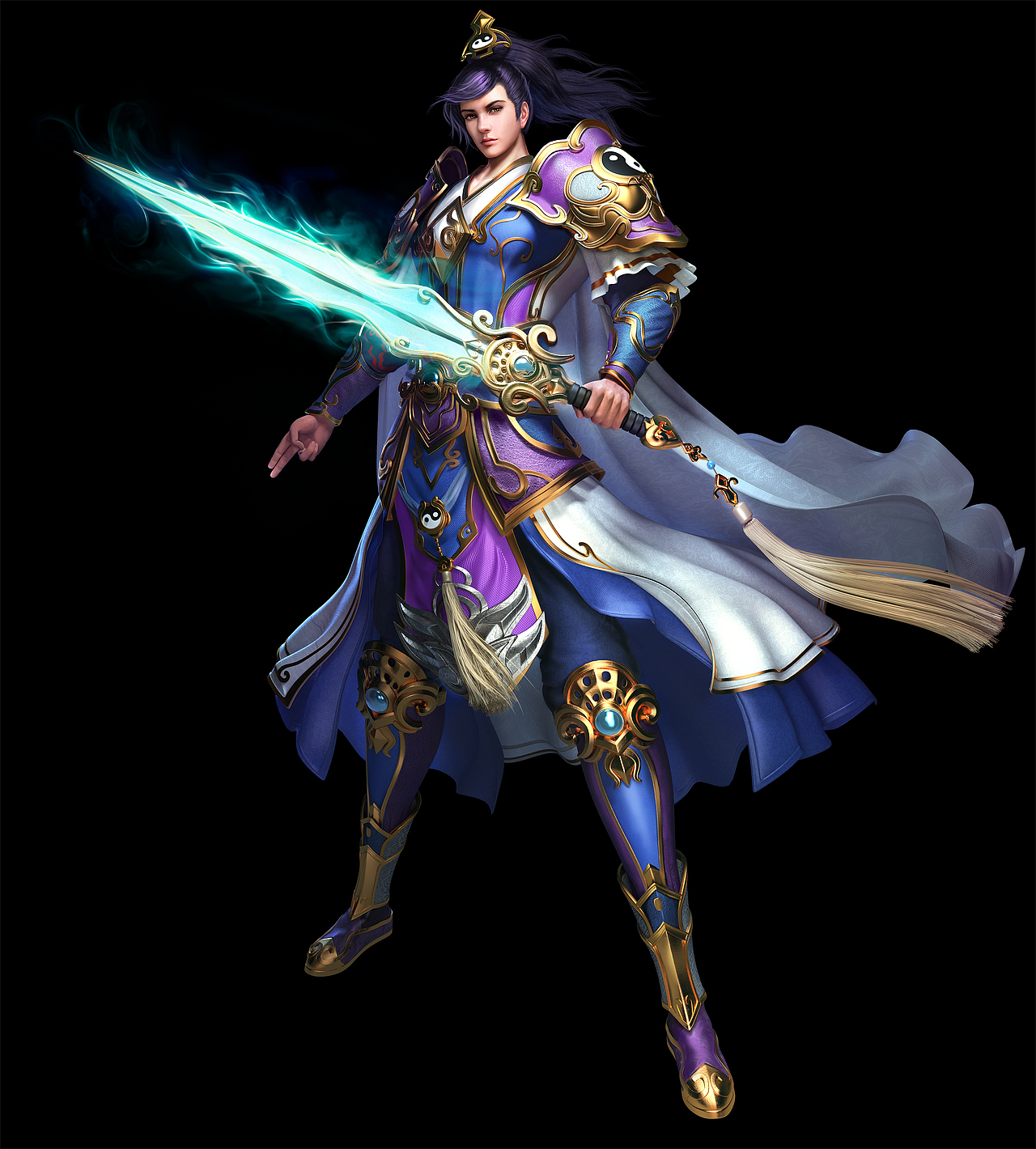 游戏人物原画设定美宣