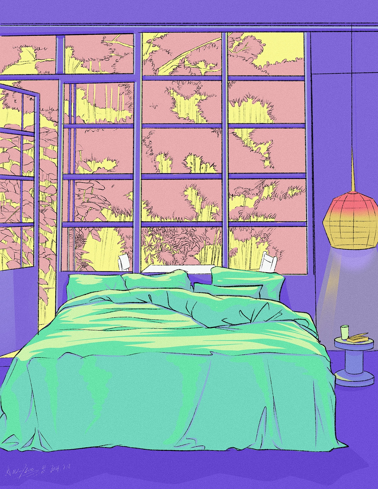 靜謐（圖ZMjY2NjU2NzI4） - 創(chuàng)作習(xí)作 - 站酷設(shè)計(jì)師阿呆DZM原創(chuàng)素材 - 站酷ZCOOL