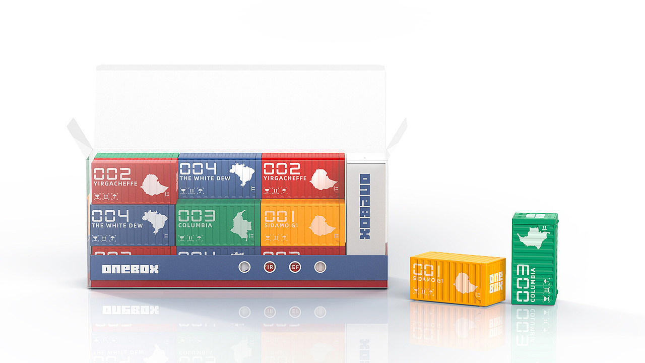 Onebox X 洛可可 | 集装箱冻干粉咖啡