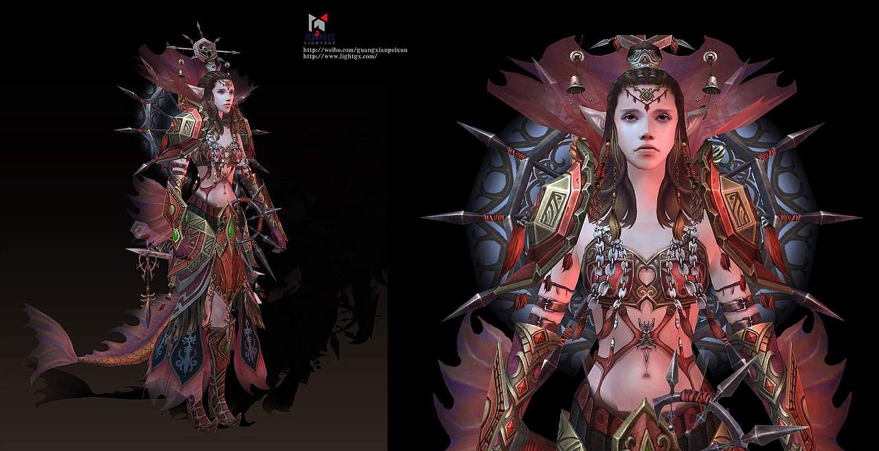 游戏模型（图ZMTAyNDY1MTg0） - 人物/生物 - 站酷设计师lightablaze原创素材 - 站酷ZCOOL