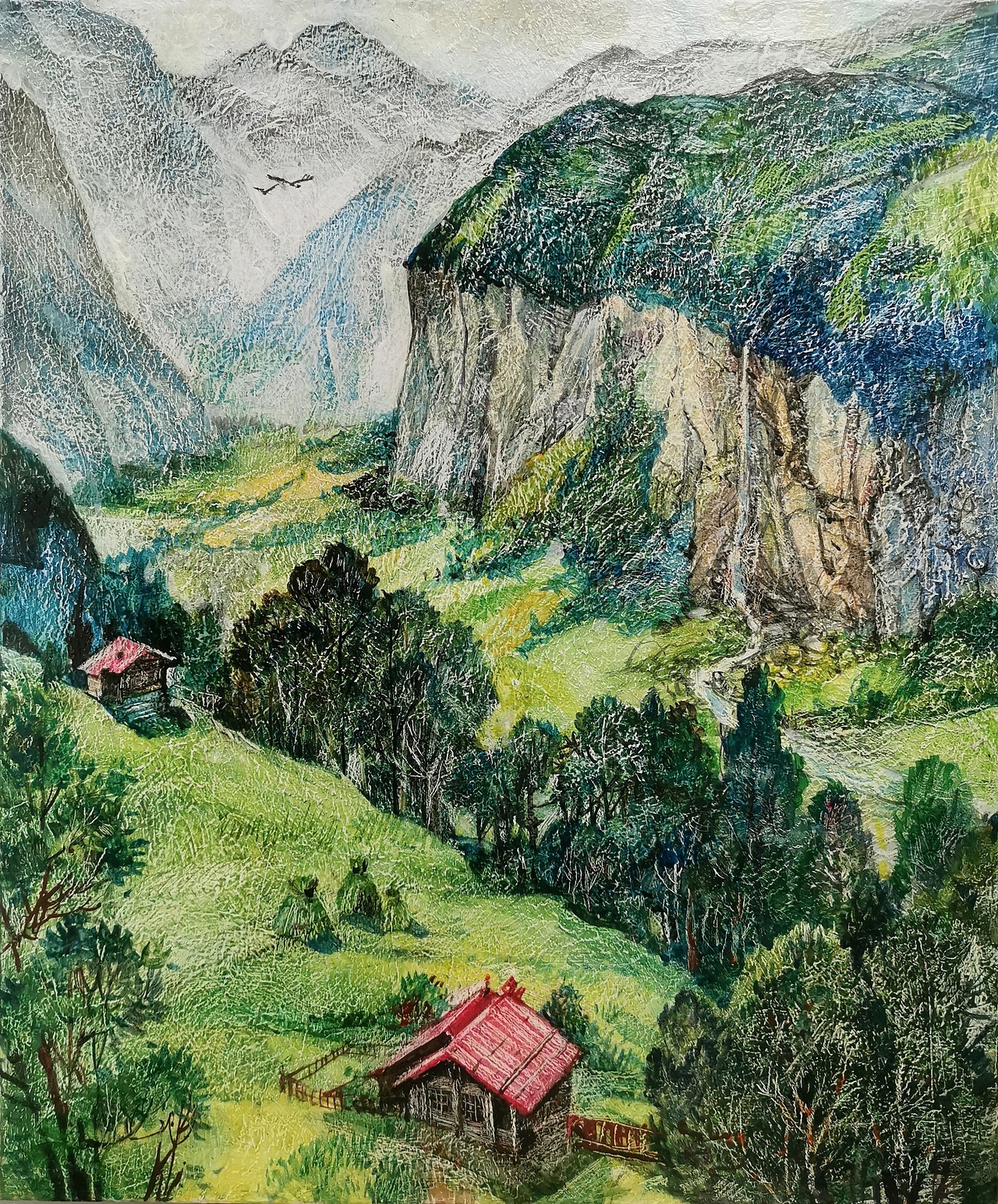水彩风景（图ZMjc3NzAwNDU2） - 绘画 - 站酷设计师Z758601673原创素材 - 站酷ZCOOL